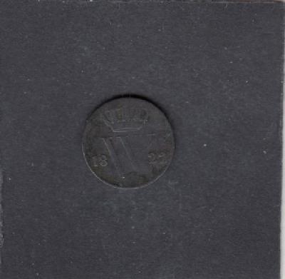 Beschrijving: 1/2 Cent WILLEM I